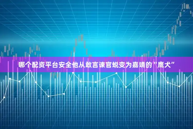 哪个配资平台安全他从敢言谏官蜕变为嘉靖的“鹰犬”
