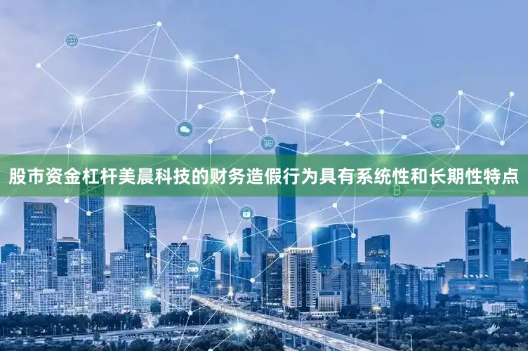 股市资金杠杆美晨科技的财务造假行为具有系统性和长期性特点